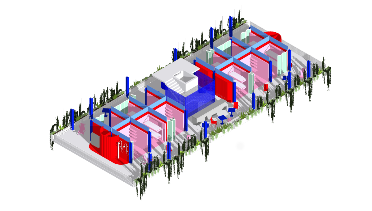 Janus est un projet qui propose de repenser la nature des limites entre privé et commun, au sein de l’espace domestique.